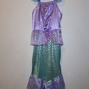 Magical Mermaid Costume for Kids - Purple and Green
